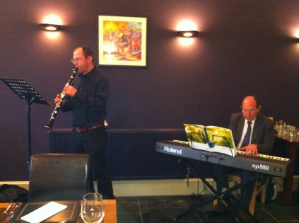 David Owen, clarinet, and John James, keyboards